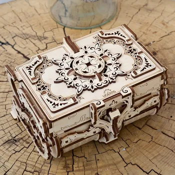  Ковчег За Съхранение На Бижута Дървена Механичен Който Има В Колекцията Модел Ръчна Изработка Кутия За Съхранение Подарък