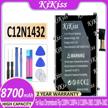  KiKiss Качествена Батерия за лаптоп C12N1432 8700 ма За C100PA C100PA-RBRKT03 0B200-01650100p Мощна Батерия