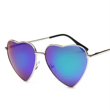  ASOUZ 2019, нови модерни дамски слънчеви очила с класически брендовый дизайн, мъжки слънчеви очила с форма на сърце, UV400, слънчеви очила за шофиране в метална рамка